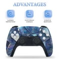 thumbnail image 3 of Blue Metallic Console Skin Bundle for PS5 Pro Slim Disc & Digital / PS4 – Full Wrap + Dual Controller Flair, 3 of 5