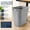 Gray, variant on 7-Gallon Gray Resin Wastebasket, Plastic Trash Can for Bedroom, Bathroom, Office - Fits Under Desk, Sink, Cabinet