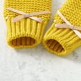 thumbnail image 7 of Baby Shoes + Gloves Set Knit Newborn Girls Boys Boots Mitten Fashion Butterfly-knot Toddler Infant Slip-On Bed Shoes Hand Made, 7 of 7