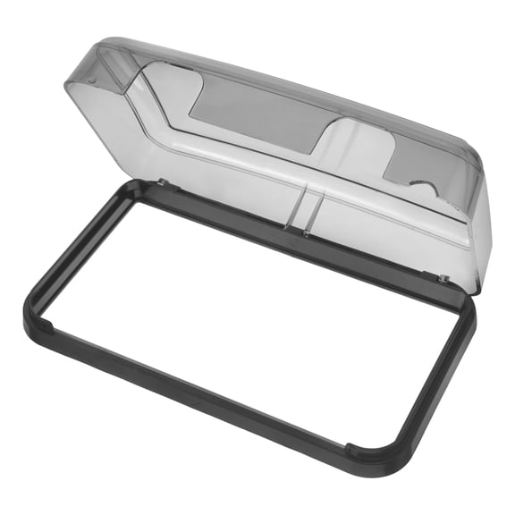 ETHZZLE Weather-Resistant Outdoor Electrical Outlet Cover Grey PS Material 1-Pack Weatherproof Protector for Home Use