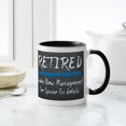 thumbnail image 4 of CafePress - Chalkboard Retired Under New Management Mugs - 11 oz Ceramic Mug - Novelty Coffee Tea Cup, 4 of 4