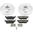 thumbnail image 2 of PowerStop Rear Geomet Coated Brake Rotor and Pad Kit Fits: FORD LINCOLN Select Models CRK8030, 2 of 5