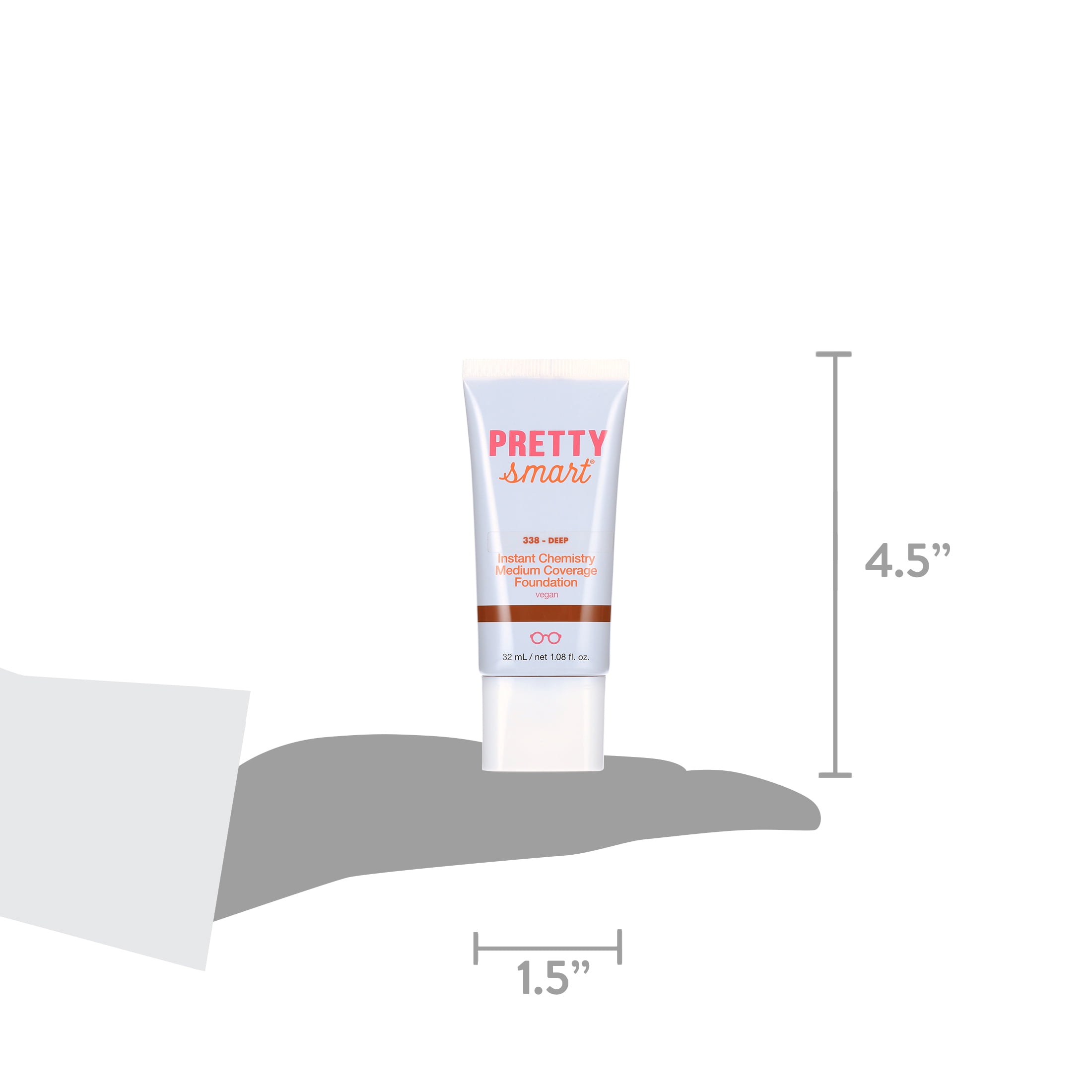Pretty Smart Instant Chemistry Medium Coverage Foundation, 338 Deep , 1.08 fl. oz.