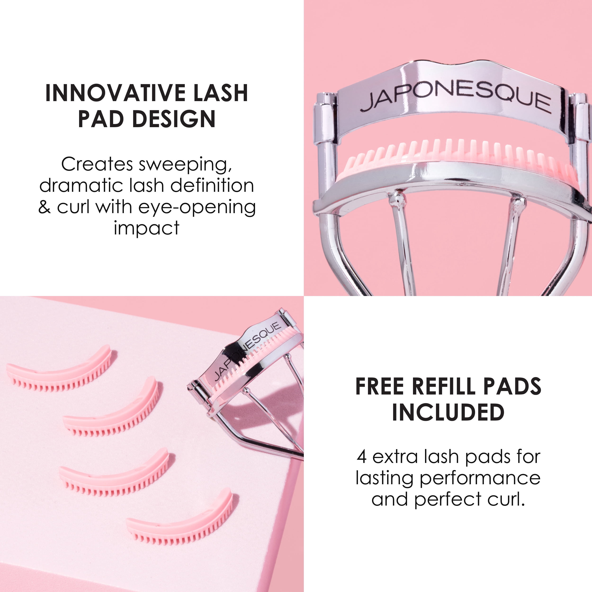 Japonesque Lash Definition Eyelash Curler, Stainless Steel