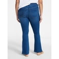 thumbnail image 3 of Terra & Sky Women's Plus High Rise Bootcut Jeans, Sizes 16W-28W, 3 of 5