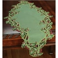 thumbnail image 2 of Xia Home Fashions Holiday Holly 16" x 34" Table Runner in White, 2 of 2