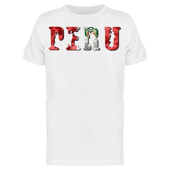 Peru Flag Tee Men's -Image by Shutterstock