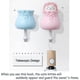 thumbnail image 2 of Pack Of 4 Cute Cat Hooks - Creative Adhesive Clothes Hooks, Heavy-duty Decorative Wall Hook Banmo, 2 of 3