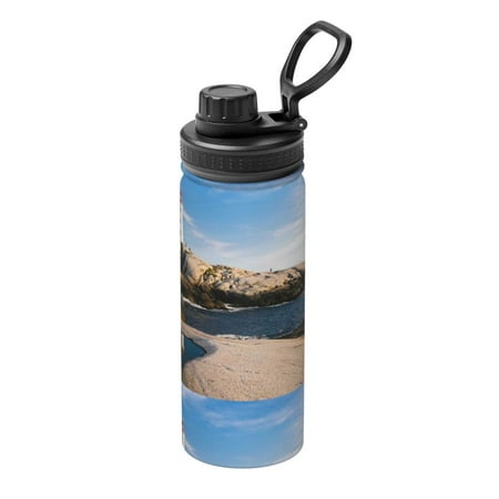 

Ocsxa Lighthouse Print 18oz Stainless Steel Water Bottle Unisex Water Bottle Insulated Sports Water Cup Flask for Cold Water Drinks/Sports/Travel/Car/School