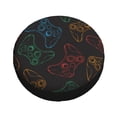 thumbnail image 2 of Kdxio Spare Tire Cover for RV Trailer, Waterproof Wheel Cover,Camper Spare Tire Cover Fit for Rv SUV Truck Travel Trailer -Gamepad Joystick Game, 2 of 8