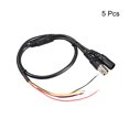 thumbnail image 4 of Conector de alimentación DC Unique Bargains 5 Cables 2,1x5,5mm BNC hembra CCTV negro, 4 of 4
