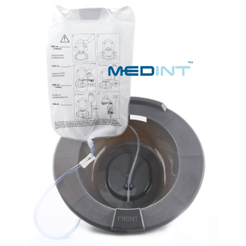 MEDINT Gray Sitz Baths, OvertheToilet Perineal Soaking Sitz Bath, for Hemorrhoidal Relief