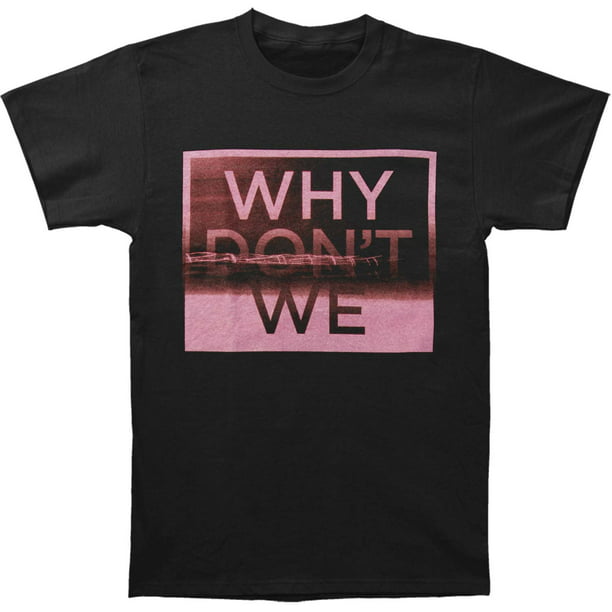 Ansvarlige person Interesse Erklæring Men's Why Don't We Motion Blur Tee T-shirt Medium Black - Walmart.com