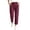 Hot Pink, variant on Hueook Womens Golf Pants Lounge Work S High Waisted Straight Leg Cotton and Linen Pants with Flared Casual Point Pocket Pants Navy M