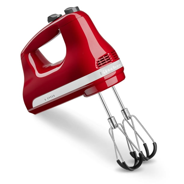 Batidora de mano KitchenAid de 6 velocidades con batidores d