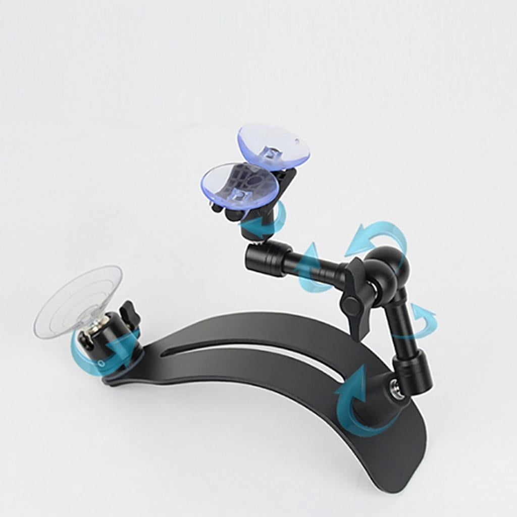 Yihuala Adjustable Ergonomic Guitar Rest Stand Music Instrument for Enhancing Playing Postures Nonslip Suction Design