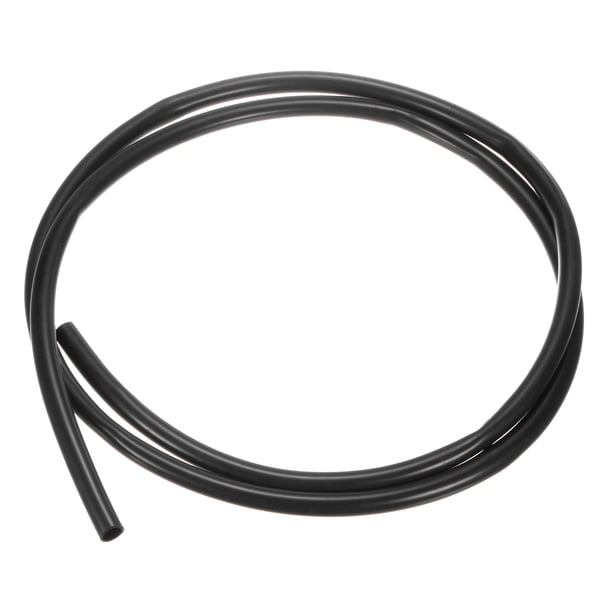 1 Paquete de Tubo de Silicona de 2 Metros, 12x14mm (IDxOD) Tubo de Caucho de Silicona Manguera Flexible Negra