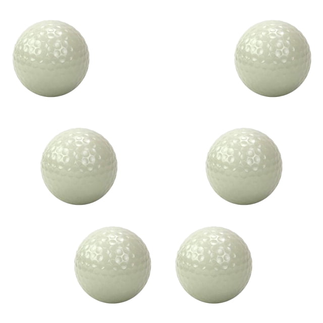 Pack Of 6 Luminous Golf Balls Fan Golf Ball Training Balls Accessory
