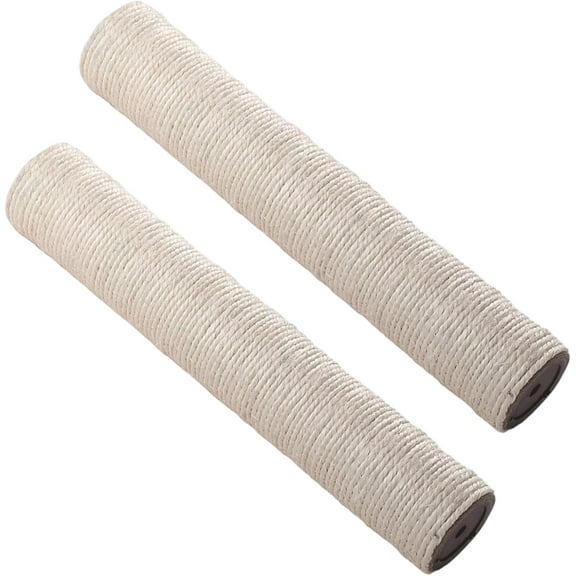 2PCS Cat Scratching Post Replacement, 20 Inch Sisal Cat Tree Replacement Post, 8mm Bolts, Easy to Install