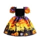 thumbnail image 5 of De Vestido de Halloween para niñas, vestido estampado, disfraz de bruja para juego de rol, disfraz de mascarada, 5 of 7