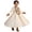 czb# Beige459, variant on Child Girls Long Sleeve Dresses Traditional Flower Plaid Graphic Embroider Round Neck High Waist Pleated A-Line Long Dress Fashionable Party Birthday Breathable Cozy Dailywear,Black,3-4 Years
