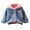 Pink, variant on BFHHYA Kids Girls' Fleece-Lined Denim Jacket Button-Down Hooded Warm Jean Jacket Bow-Accented Long Sleeve Coat with Pockets for School Commutes (1-12 Years)
