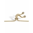 thumbnail image 2 of PalmBeach Jewelry Simulated Blue Sapphire and Cubic Zirconia Adjustable Drawstring Bolo Bracelet 6.20 TCW Gold-Plated 10", 2 of 4