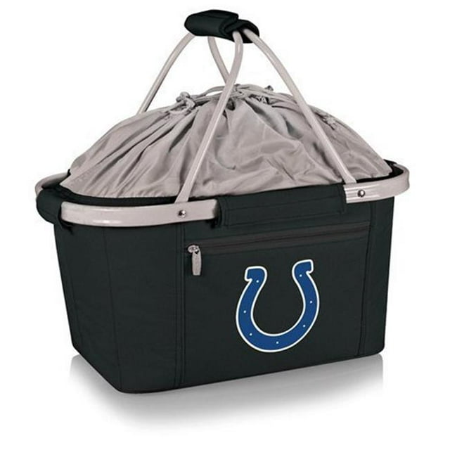 Indianapolis Colts - Metro Basket Collapsible Tote by Picnic Time (Black)