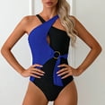 thumbnail image 5 of Fewfanhot Womens One Piece Swimsuits Halter Bathing Suits Push Up Swim Suits Slimming Tummy Control Swimwear, 5 of 7