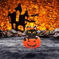 thumbnail image 2 of BNNG Halloween Decorations Indoor Black Cat Table Decor Black Cat Wooden Block Sign Halloween Tiered Tray Decor Rustic Farmhouse Centerpieces for Tabletop Home Mantel Shelf Party Supplies, 2 of 7