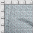 thumbnail image 2 of oneOone Silk Tabby Light Blue Fabric Kids Animal Sewing Craft Projects Fabric Prints By Yard 42 Inch Wide, 2 of 5