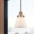 thumbnail image 2 of 616-1PH-AC-G61 Innovations Lighting Cone - 1 Light Mini Pendant In Industrial Style-9.5 Inches Tall and 6.25 Inches Wide-Antique Copper Finish-Matte, 2 of 2