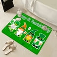thumbnail image 5 of Uuowzo St Patricks Day Door Mat Super Absorbent Bath Rug Rubber Backing Non Slip Washable for Indoor Entryway and Holiday Home Decor, 5 of 6