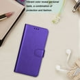thumbnail image 7 of Njjex for Samsung Galaxy A03S Wallet Phone Case, Lanyard Flip Card Holder Slot Magnetic PU Leather Purse Kickstand Protective Case, Purple, 7 of 7