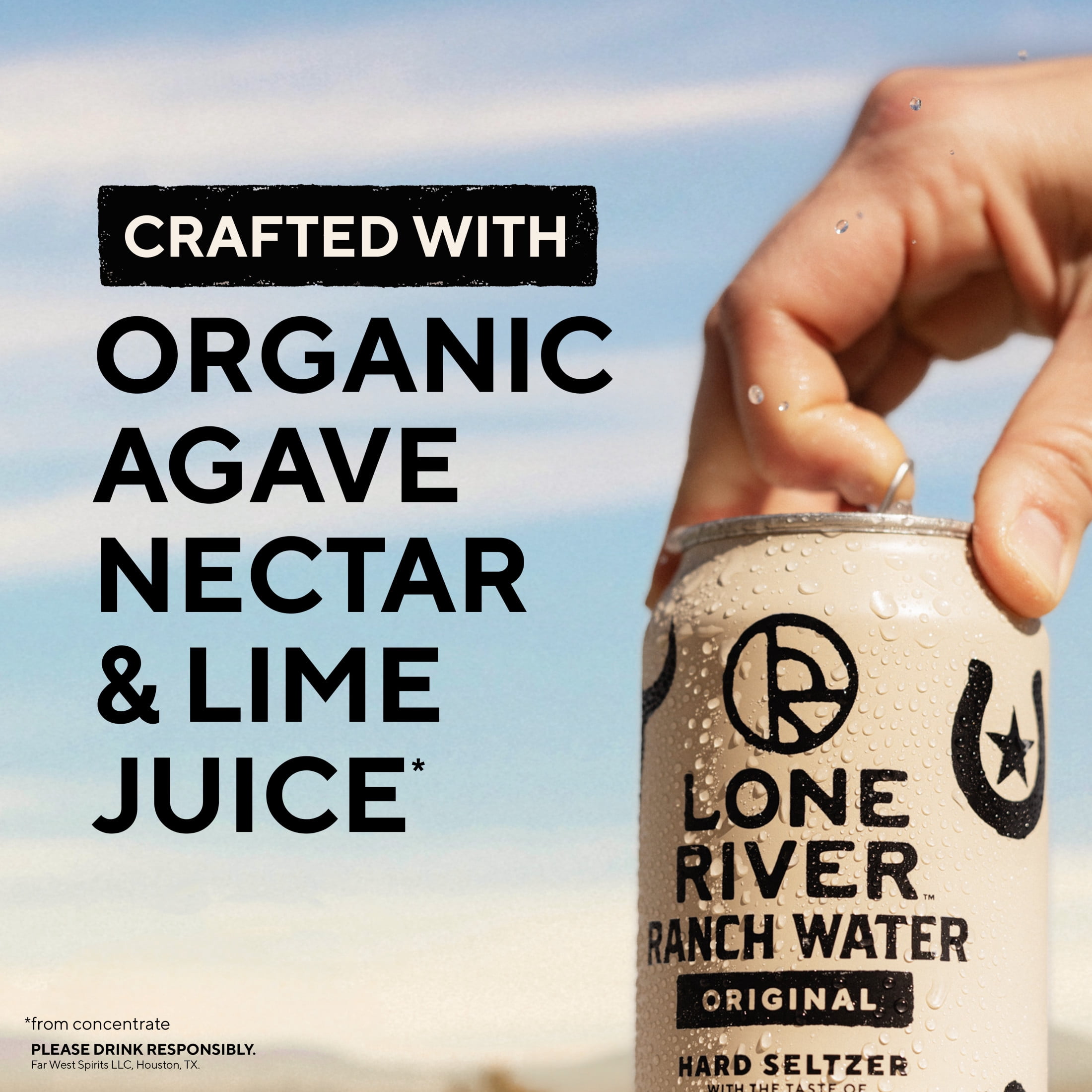 Lone River Ranch Water Hard Seltzer Variety, 12 pack cans, 12 fl oz, 4% ABV