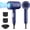 Prussian Blue, variant on Professional Ionic Hair Dryer, 1800W Drying Low Noise Blow Dryer with 2 Concentrator Nozzle 1 Diffuser Attachments for Salon Travel
