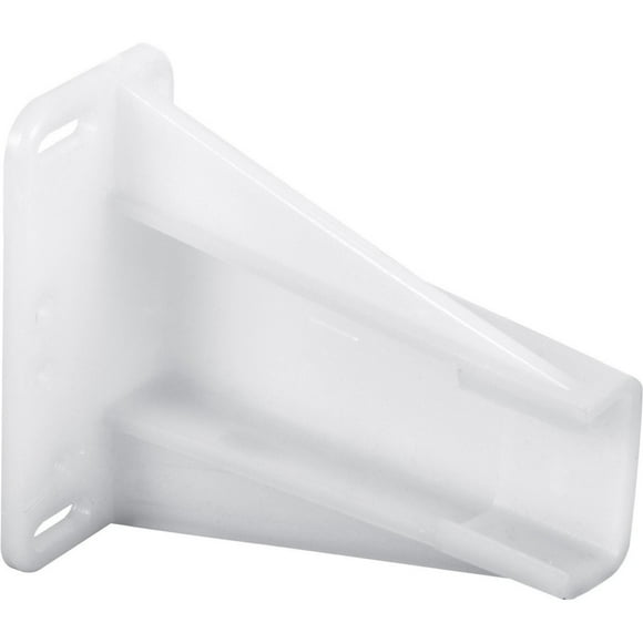 Slide-Co 221694 Conector trasero para riel de cajón, construcción de plástico, color blanco (paquete individual)