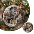 thumbnail image 2 of Adorno Navideño Impreso Adornos Para El Árbol De Navidad Impresos En 3D Decoración Navideña Idea Para Regalo De Navidad Árboles De Navidad Para Colgar En La Pared Colgante Para El Hogar, 2 of 7