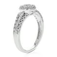 thumbnail image 2 of Vir Jewels 1/5 CTTW Lab Grown Diamond Engagement Ring in Sterling Silver Female Adult, 2 of 6