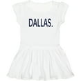 thumbnail image 3 of Inktastic Dallas in Blue Text Girls Toddler Dress, 3 of 5