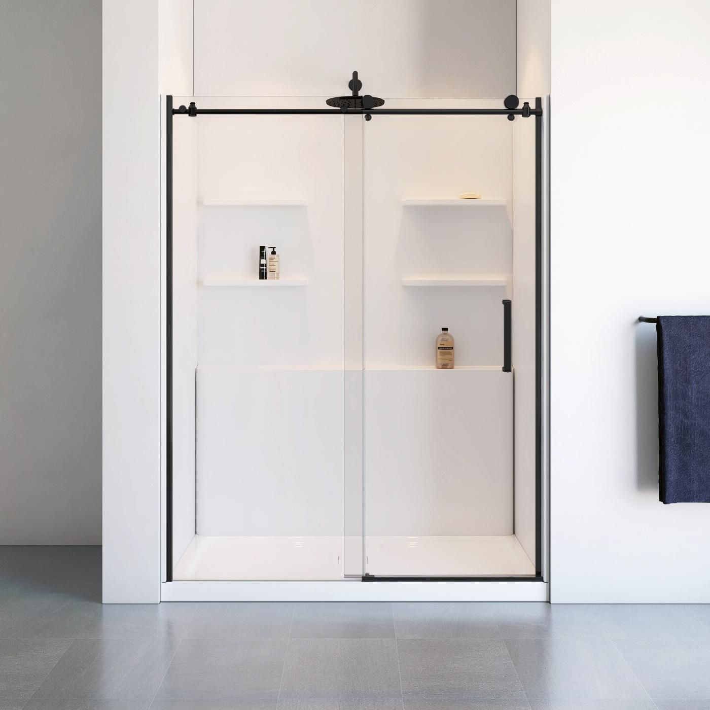 A&E Bath and Shower PFANNR-3060-BLK SHOWER