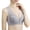 Gray, variant on Vedolay Lingerie For Women Kinky Women's Full Figure Plus Size Seamless Wirefree Back Close Sports Bra,Beige 44