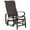 Brown, variant on Spaco 1-Person Outdoor Glider Swing with Lightweight Metal & Mesh Construction, Single Rocker with Ergonomic Head Support Up to 352 lbs. for Outdoor as Backyard, Lawn, Garden, Brown