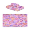 thumbnail image 2 of 3 Piece Bath Towels Set Bath Towel, Hand Towel and Face Towel for Bathroom, Gym, Hotel Small Colors Shapes, 2 of 8