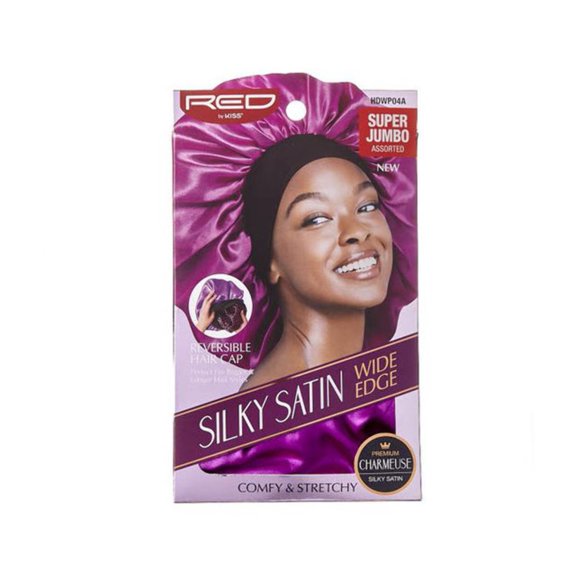Red Silkysatin Doublewear Cap,Sj,Asst HDWP04A