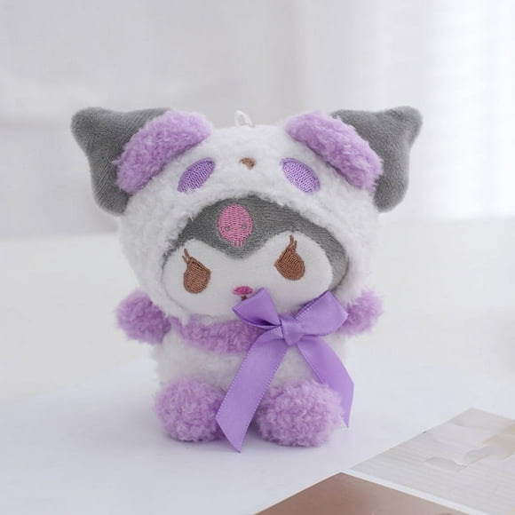 Animal Toy Sanrio Cartoon Panda Transformed Into Kuromi Plush Toy 12Cm Soft Stuffed Plush Toy Animal, Kids Toys,A3