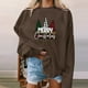 thumbnail image 2 of Sudadera de Cuello Redondo de Navidad Para Mujer Moda Otoño Impreso Blusa de Manga Larga Suelta Casual Pullover Tops Odeerbi ODB196257, 2 of 5