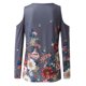 thumbnail image 5 of Top informal de manga larga con cuello en V y cremallera para mujer Fridja  hj4809, 5 of 5