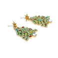 thumbnail image 2 of 1 par de aretes navideños - Decoración navideña para mujer Aretes de árbol de navidad JAMW Sencillez, 2 of 5