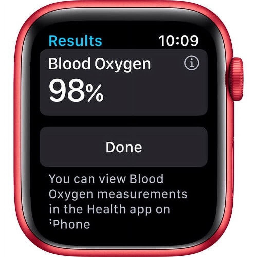 Apple Watch Series 6 GPS, 44mm PRODUCT(RED) Aluminum Case with PRODUCT(RED) Sport Band - Regular - image 3 of 4